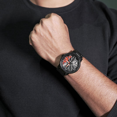 ferrari car wheel watch